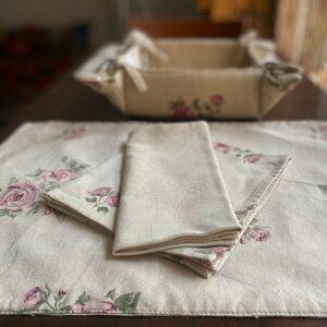 🤗433-I aDOUGHre You. Bread Basket Set